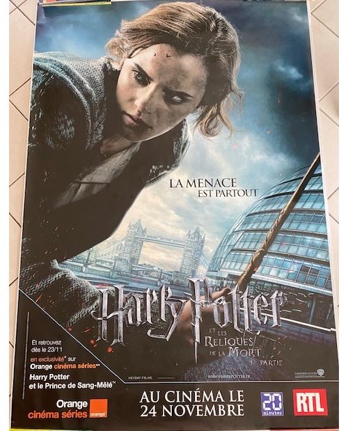Harry Potter et les reliques de la mort - Hermione - 120x160cm - Affiche État correct - N/A reconditionné disponible sur Fnac