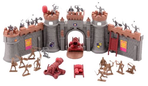 Johntoy Medieval Knights chevaliers château avec 37 pièces