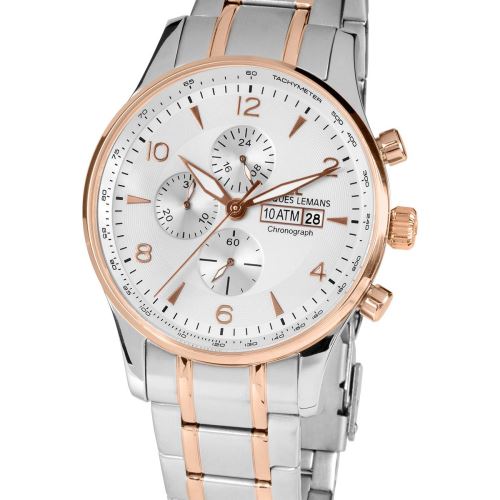Montre JACQUES LEMANS en Acier Multicolore - 1-1844L