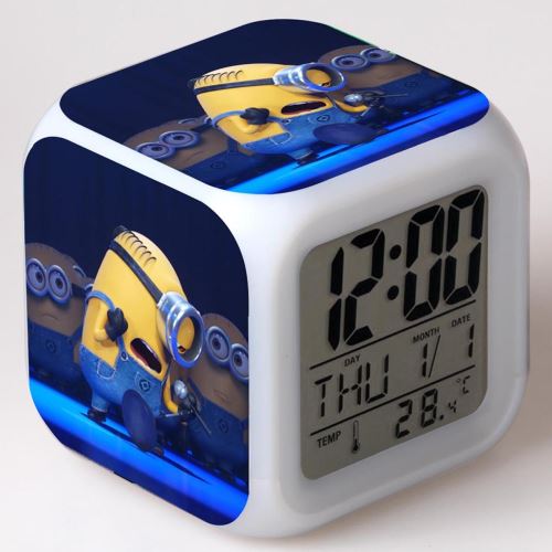Oem Multicolore Réveil Enfant Led Multifonctionnel Coloré - Despicable Me7 #5 - Image 1