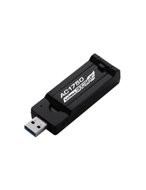 Adaptateur USB Wifi Edimax Pro NADAIN0205 EW-7833UAC AC1750 3T3R MIMO Noir