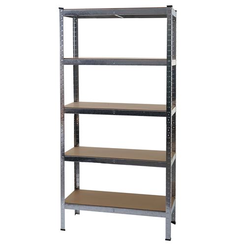Étagère pour charges lourdes MENDLER HWC-E33 métal 180x90x40cm zingué