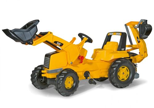 Rolly Toys Tracteur à pédales RollyJunior jaune Chat