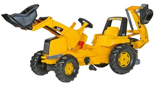 Rolly Toys Tracteur à pédales RollyJunior jaune Chat