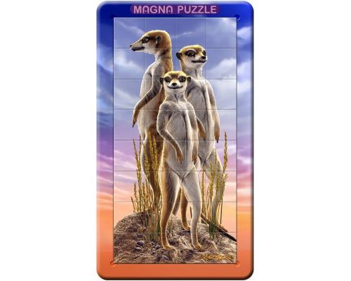 Puzzle 32 Pièces : Mini Puzzles Magnet Suricates, Gigamic
