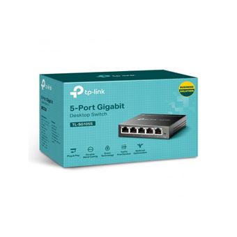 TP-Link TL-SG105S - Commutateur - 5 x 10/100/1000 - de bureau