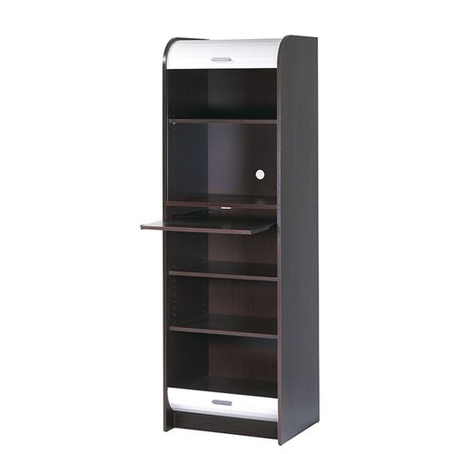 Colonne De Cuisine Haute A Rideaux Wenge Gunjo Achat Prix Fnac
