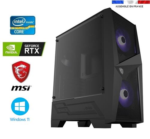PC Gamer intel I7-10700KF + Watercooling - GTX 1660 6GO SUPER - 32GO RAM - SSD 1000GO + HDD 3000GO - WIFI - MSI MPG Gungnir 110R - Windows 10