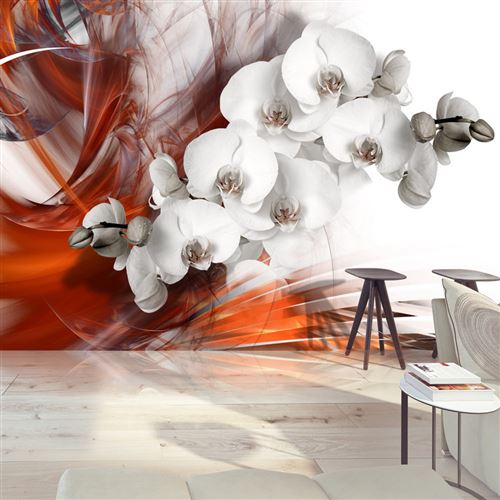 Papier peint Orchid on fire II-Taille L 100 x H 70 cm