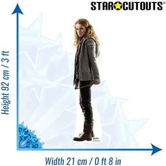 STAR CUTOUTS Figurine en carton Hermione Granger avec baguette