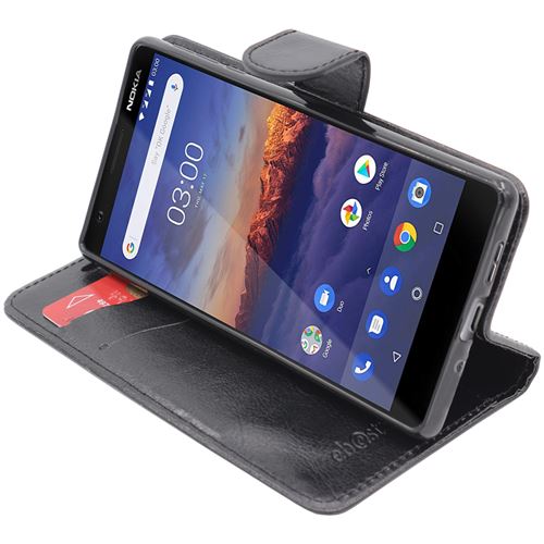 ebestStar - Coque Nokia Nokia 3.1 (2018) Etui Housse Portefeuille PU Cuir, Noir [Dimensions PRECISES Smartphone : 146.25 x 68.65 x 8.7 mm, écran 5.2'']