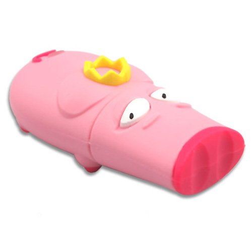 818-TEch No10400030002 clé USB (2 Go) cochon roi couronne 3D rose