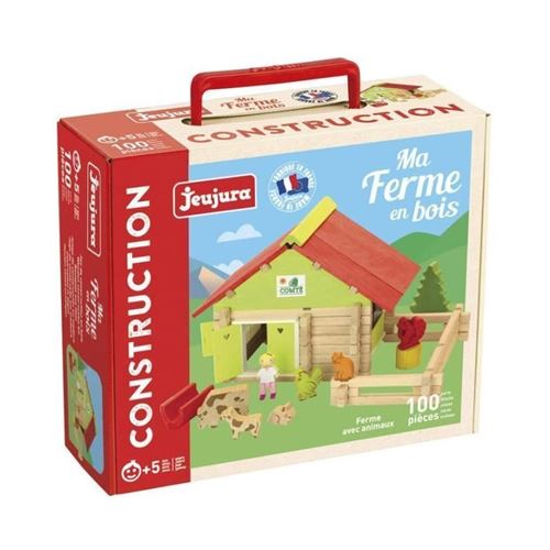 Jeujura Ferme Avec Animaux - 100 Pieces
