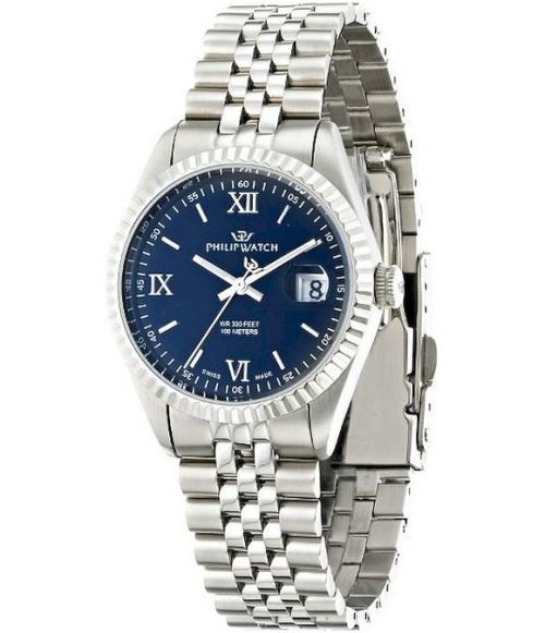 Philip Watch Montre Femme R8253107505 Bleu, Jaune