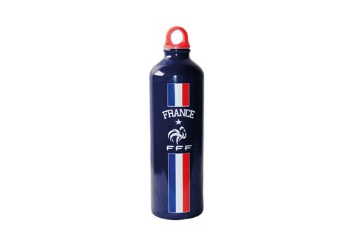 Gourde de sport - Fédération Française de Football - En aluminium - Contenance : 750 ml