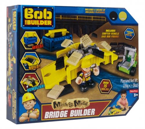 Fisher-Price Bob le bricoleur Pétrir et constructeur de ponts de forme sable de jeu