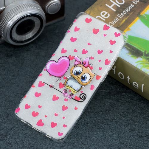 Coque en TPU impression de motif hibou et ballon pour votre Samsung Galaxy S10