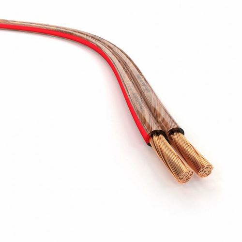 KabelDirekt 15m Câble d'enceinte (2x2,5 mm² câble Haut-Parleur HiFi Made in Germany, en cuivre OFC, avec marquage de polarité) Pro Series
