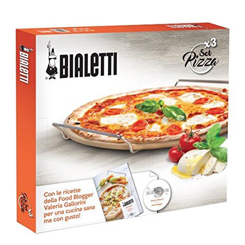 Bialetti 0PZ07327 Lame en pierre à pizza, 1 " , argent: Cuisine et salle à manger