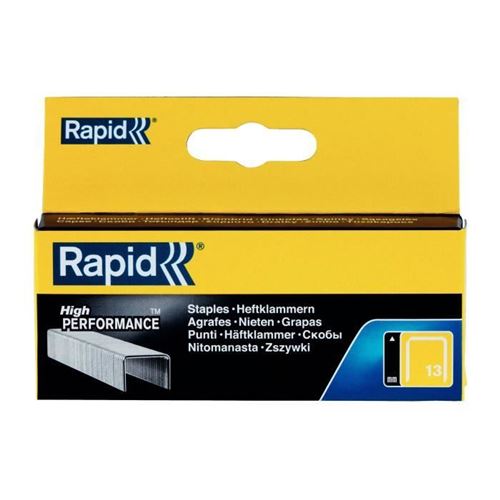 Rapid Multicolore Agrafes N°13/8 En Fil Fin 2500 Pcs