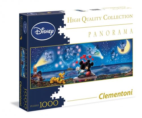 Clementoni casse-tête Panorama Mickey & Minnie 1000 pièces