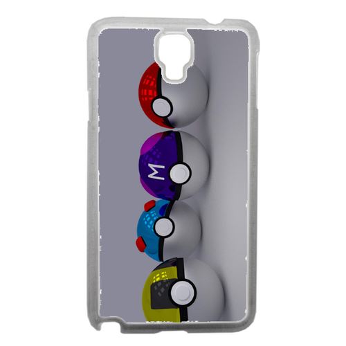 Coque Pokeball Compatible Samsung Note 3 Neo Transparent