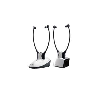 Pack 2 Casques Tv Geemarc Cl7350 Opti Amplifié Avec Entrée Optique