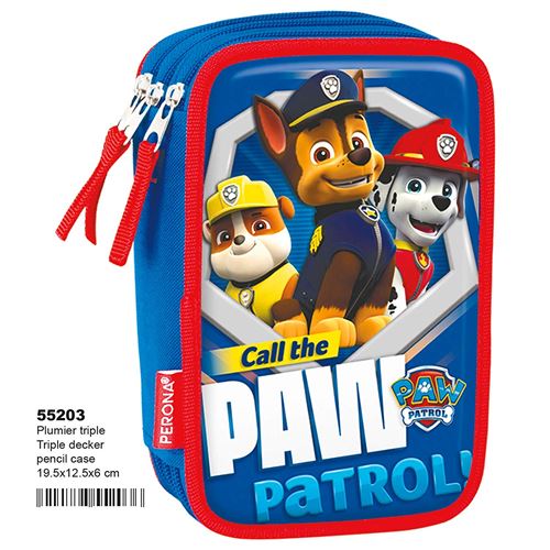 Montichelvo Montichelvo Triple Pencil Case Pw Adventure Trousses, 20 cm, Multicolore (Multicolour)