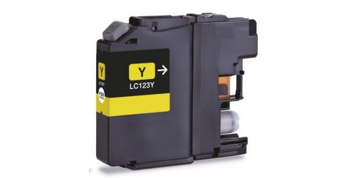 Brother LC123Y - hoog rendement - geel - origineel - inktcartridge