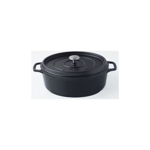 Invicta Cocotte Ovale - O 31 Cm - Noir - Tous Feux Dont Induction