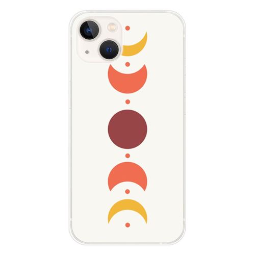 Coque en silicone imprimée compatible Apple iPhone 13 Eclipse