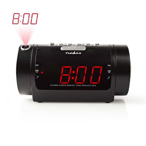 Nedis CLAR005BK - Radio-réveil - noir