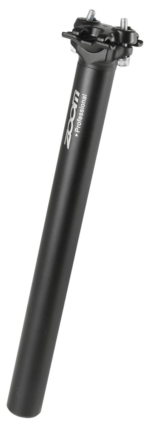 Zoom Tige de selle 31,6 x 350 mm aluminium noir