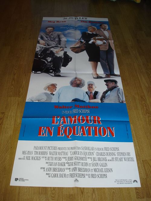L'amour En Équation - AFFICHE CINEMA ORIGINALE