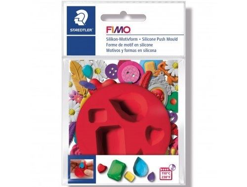 Moule en silicone ø 7 cm. fimo staedtler thème? gemme (5 motifs) 8725 27