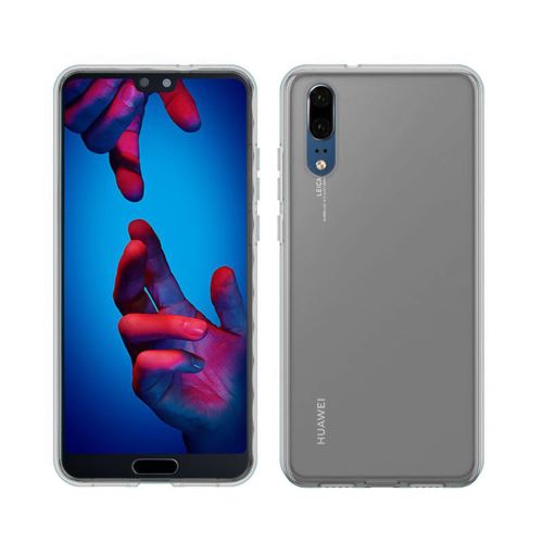 Coque Souple en Gel Silicone pour Huawei P20 Mate Fine et Légère - Gris