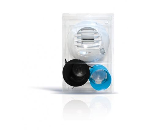 Atlantic Kit Twist&Go + Bouche Hygro Sdb/Wc 15/45-45 Piles Detection Presence D80 Griffes