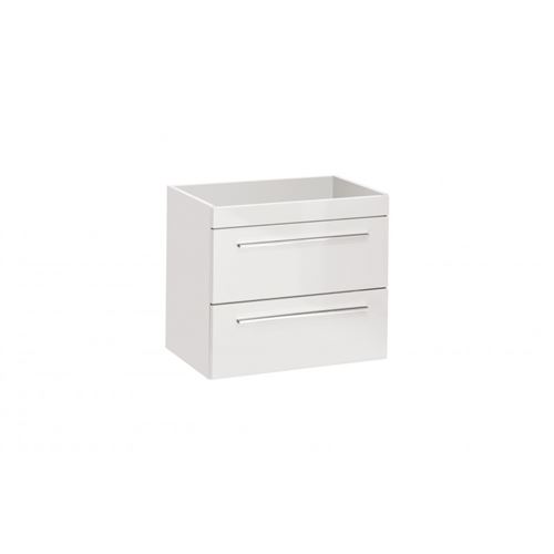 Meuble sous vasque mural - 60 x 39 x 52 cm - Twist White