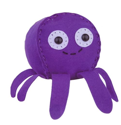 Free and Easy set de couture hobby octopus violet