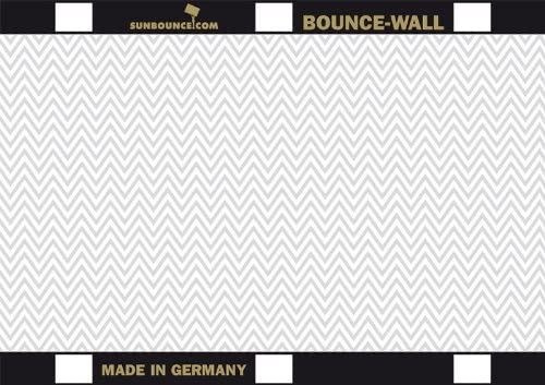 Sunbounce Bounce-Wall Zick-Zack Réflecteur Argent/Revers Blanc 21 x 29,7 cm