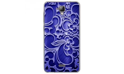 Coque souple pour Altice S40 avec impression Motifs arabesque bleu