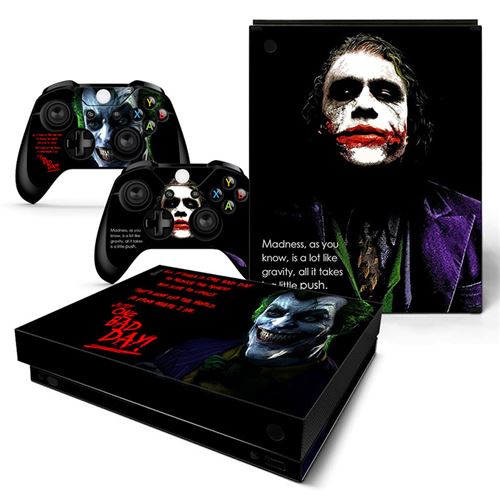 Autocollant Stickers de Protection pour Console et Manette Microsoft Xbox X - The Joker (TN-XBONEX-0057)