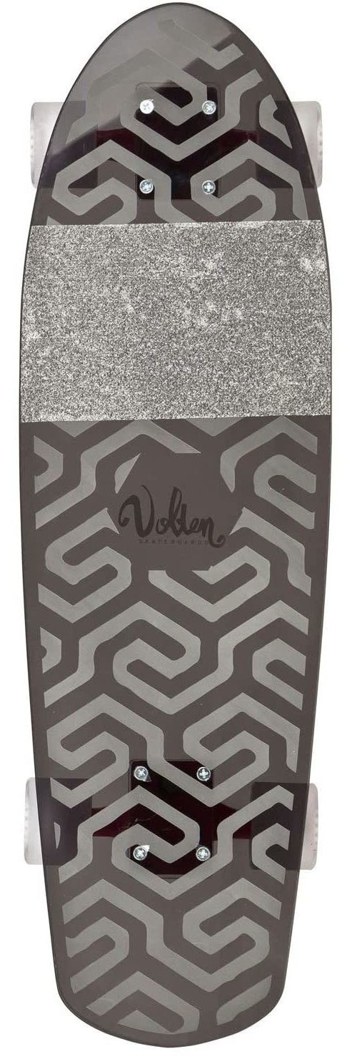 Volten longboard Neon ClearNoir 68,5 cm acrylique noir/blanc