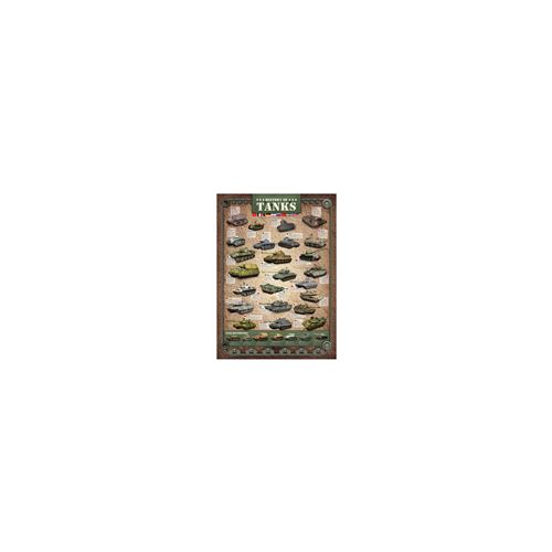 Non Communiqué Multicolore Eurographicspuzzles - History Of Tanks - Puzzle - 1000 Pièces - Image 1