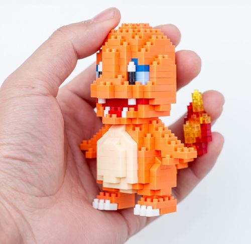 0€01 sur Diamant micro blocs de construction petites particules Pokémon  petit feu lon assemblé jouets - Jeu de construction magnétique - Achat &  prix