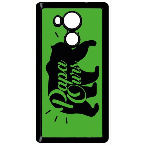 Coque Huawei Mate 8 Papa Ours Fond Vert