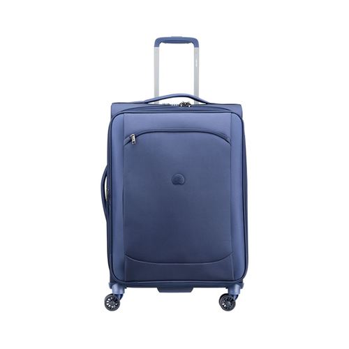 Valise souple montmartre air extensible 68 cm bleu Delsey
