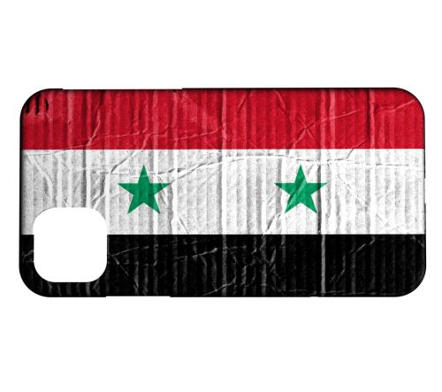 Coque rigide Compatible Pour iPhone 11 Pro Max Drapeau Syrie 04