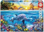 Puzzle Educa 2000 pièces Dauphins