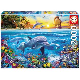 Puzzle Educa 2000 pièces Dauphins